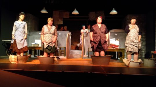 The Steamie Leitheatre Edfringe 2018 Alix Spinks, Alison Kennedy, Phyllis Ross and Sally Pagan. Pic Marion Donohoe