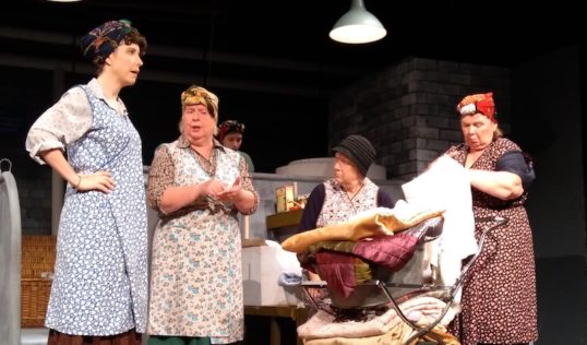 The Steamie Leitheatre Edfringe 2018 Alix Spinks, Alison Kennedy, Sally Pagan and Phyllis Ross. Pic Marion Donohoe