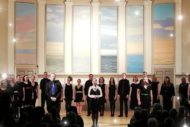The Bohemians on stage in Stockbridge Church. Pic: the Bohemians.