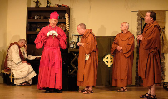 Cambusdonald Royal from EdinburghPeople’s Theatre at Mayfield Salisbury Church.Gordon Braidwood, Graham Bell, Iain Fraser, John Somerville, Ronnie Millar. Pic Kelly Simmonds