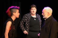 Ganymede Typecast Productions EdFringe 2018 Kiara Pascale, Ash Alexander, Chris Pearson. Pic Alex Addison