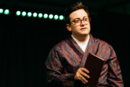 Fergus of Galloway. Edinburgh Studio Opera. Luca Hlaing as the Narrator. Pic Andrew Perry