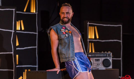 Matthew McVarish in Love Song to Lavender Menace. Photo credit - Aly Wight