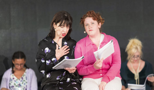 Maureen Beattie and Sally Reid. Pic Suzanne Heffron