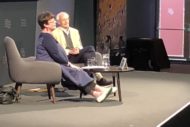 Michael Frayn with Sheena McDonald