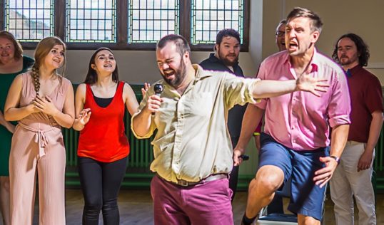 Mouse Music in rehearsal. Pic: EMT EdFringe Edinburgh Music Theatre 2018