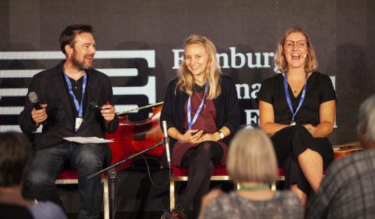 One Hundred Nights of Hero at Edinburgh International Book Festival. Pic Robin Mair