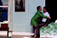 Plaza Suite Act 2 Giulia Frontalini as Muriel Tate, Anton Hiett as Jesse Kiplinger