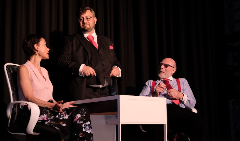 Skirt – Helen Goldie (Becs), Dan Sutton (TM), Brian Neil (Giles)