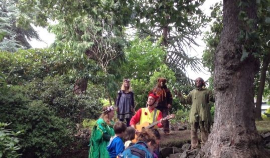 The Cast of The Garden of Delight. Pic: Thom Dibdin