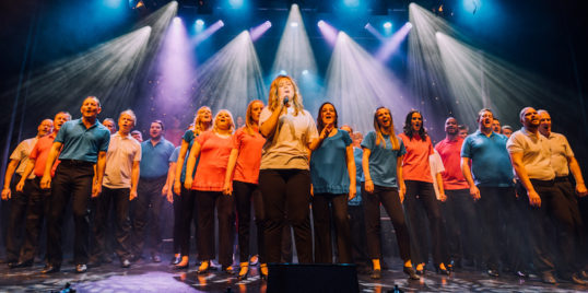 Gaynor Boe and company. Pic Ryan Buchanan