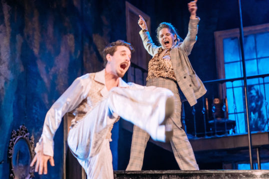 Twelfth Night Lyceum 2018 Guy Hughes and Dawn Sievewright. Photo credit Mihaela Bodlovic