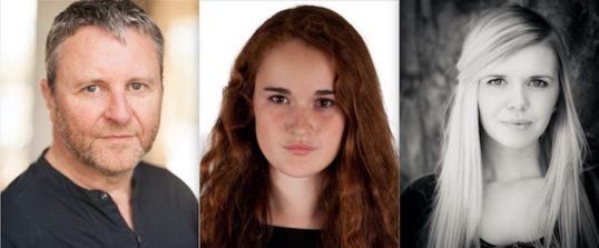 Neil McKinven, Eleanor House and Dani House.