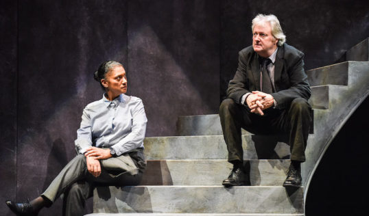Cathy Tyson and Charles Lawson. Pic: Robert Day