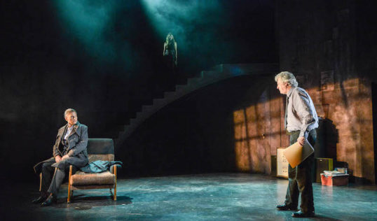 Cathy Tyson as Siobhan Clarke & Charles Lawson as Rebus in Rebus: Long Shadows. Pic: Robert Day