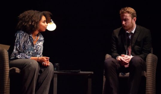 Cyprus Avenue by David Ireland Bedlam Theatre October 2018 Anna Philips and Peter Morrison. Pic Erica Belton