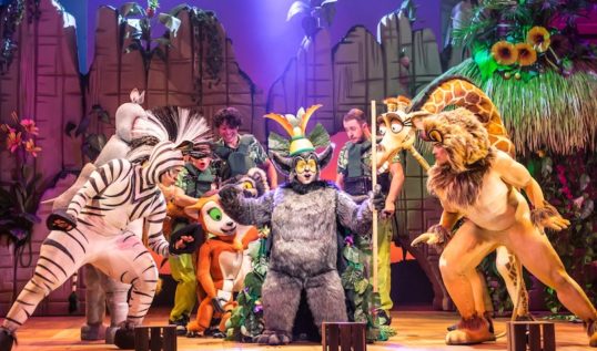 Jo Parsons with the Madagascar company. Pic S Rylander.