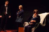 Cyprus Avenue by David Ireland Bedlam Theatre October 2018 Peter Morrison, Aine Higgins and Francesca Sellors. Pic Erica Belton