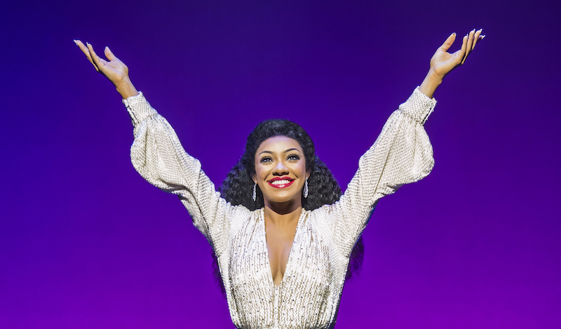 “Reach out!” – Karis Anderson as Diana Ross. Pic Tristram Kenton