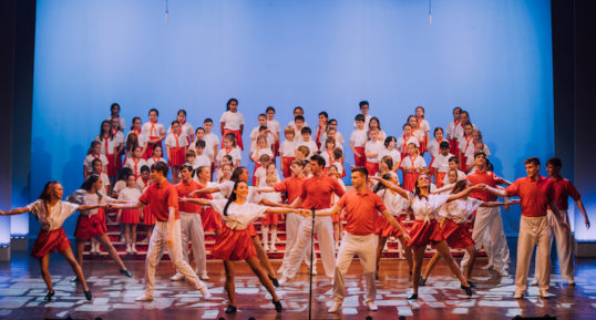 First look at a scene from the Edinburgh Gang Show 2018 on-stage dress rehearsal. Pic: Ryan Buchanan Photography.