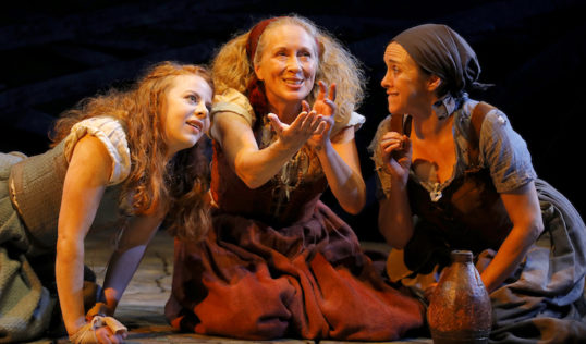 Fiona Wood, Deirdre Davis and Helen Logan. Pic: Douglas McBride