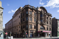 Kings Theatre current front elevation corner looking down Tarvit Street. Pic: Keith Hunter