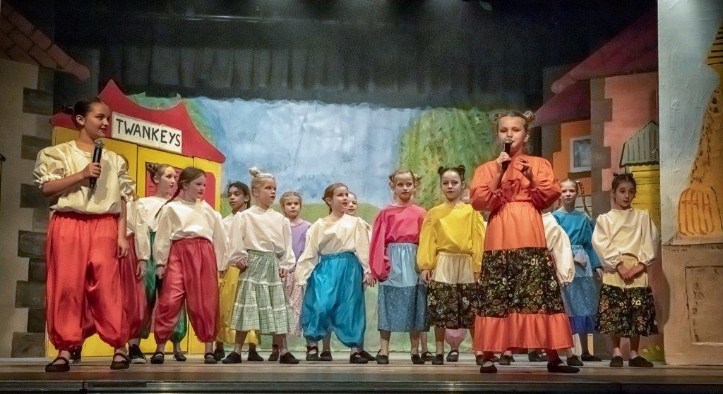 The Trinity Theatre Company chorus. Pic Walter Hampson