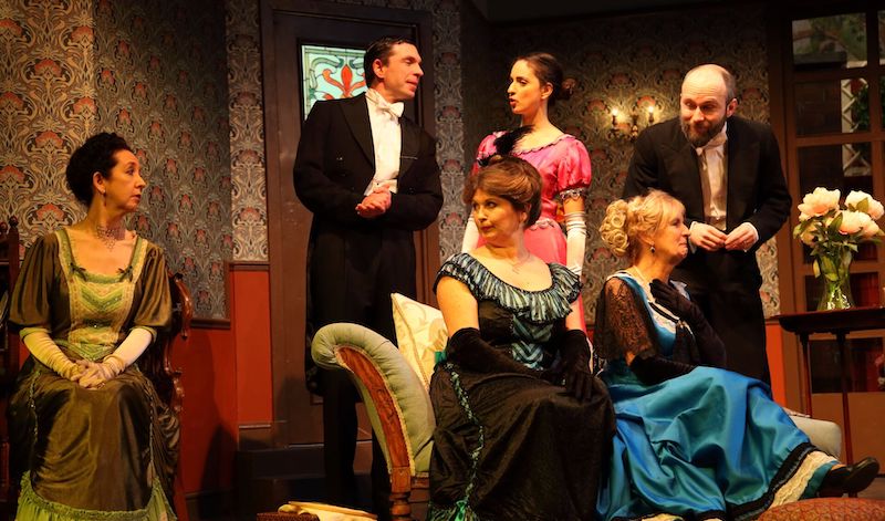 Elspeth Whyte, Larry Weil, Fiona Main, Mia Oudeh, Dorothy Johnstone, Chris Cotter. Pic Darren Coutts