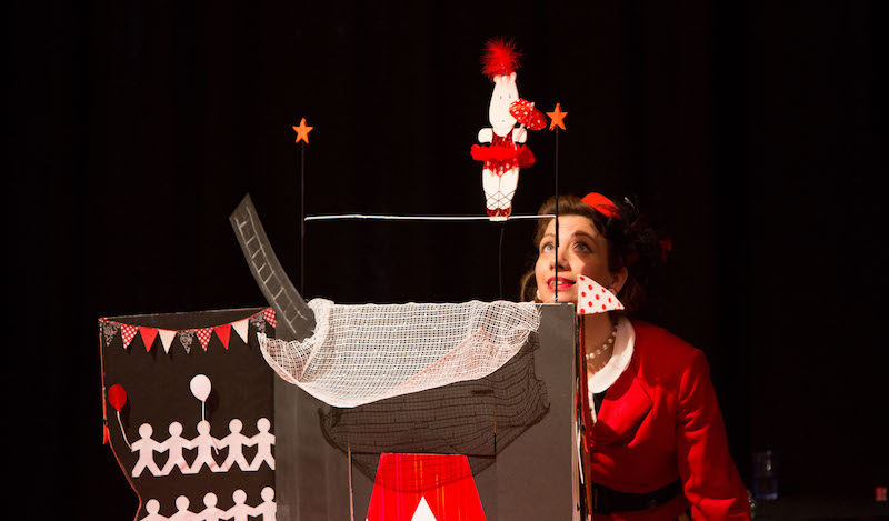 Francisca Morton and Helga. Pic Faux Theatre