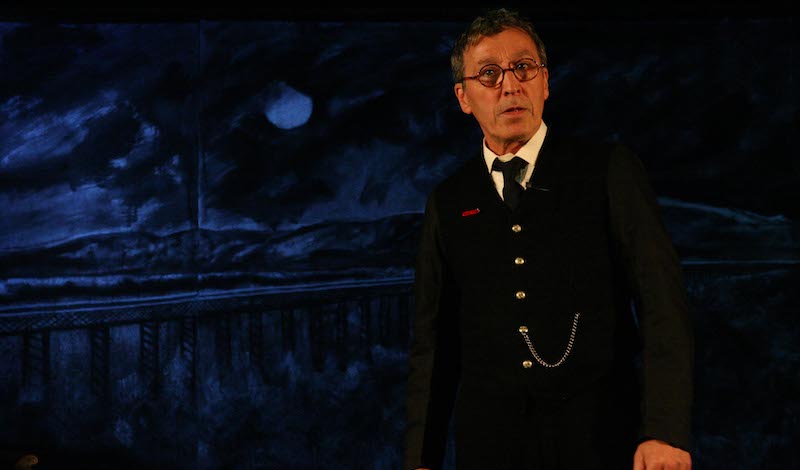 3. Tom McGovern in The Signalman. Photo by Leslie Black