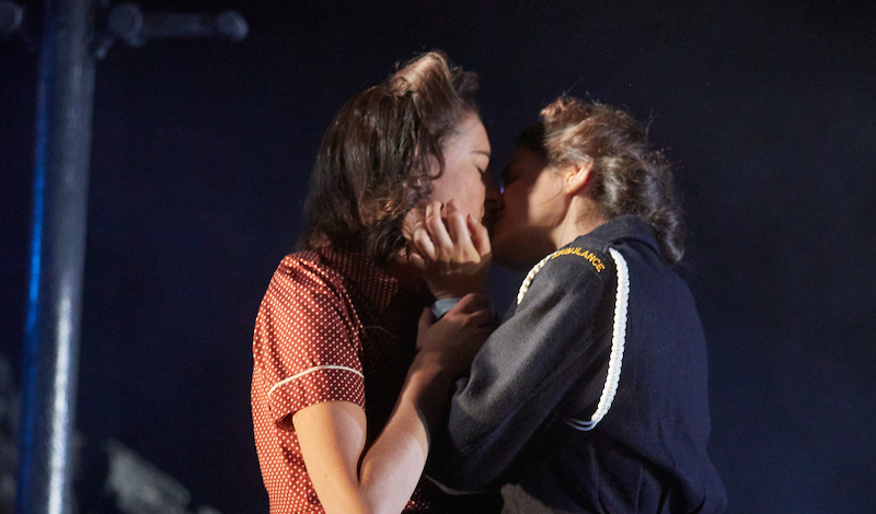 Izabella Urbanowicz and Phoebe Pryce in The Night Watch by The Original Theatre Company and York Theatre Royal