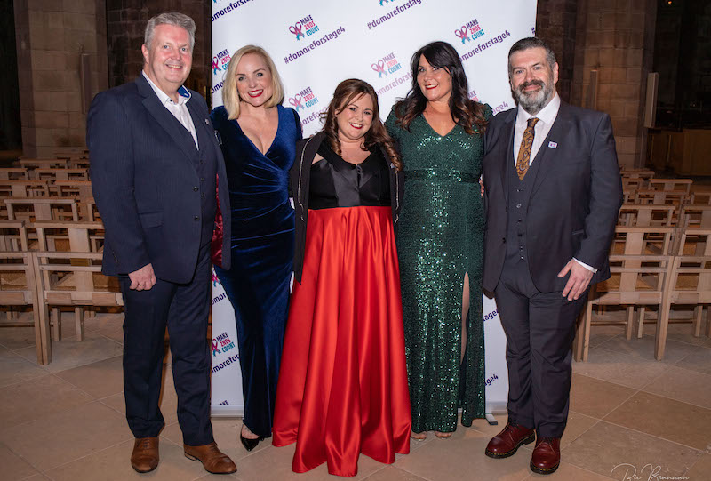 Derek Allan, Kerry Ellis, Lisa Fleming, Zoe Tyler and Tom Urie. Pic Ric Brannan Photography