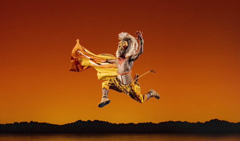 Dashaun Young (Simba) in Disney’s The Lion King UK & Ireland tour © Disney