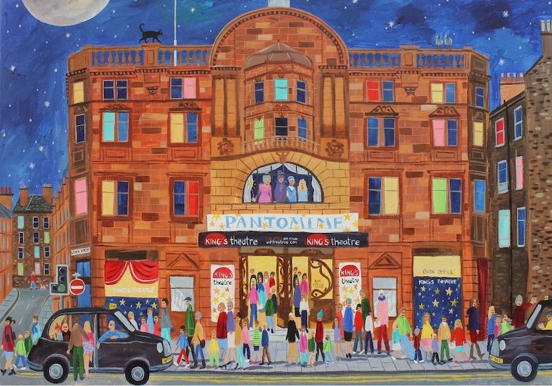 A picture of the King's Theatre 2020 Christmas card