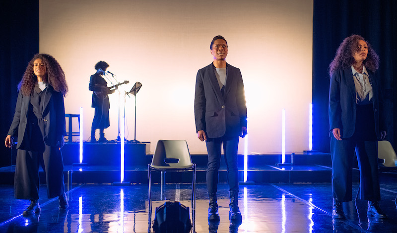 The cast of Lament for Sheku Bayoh on the Lyceum stage.