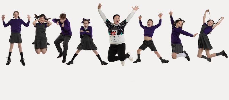 Some of the young cast of Nativity the Musical. Pic Captivate