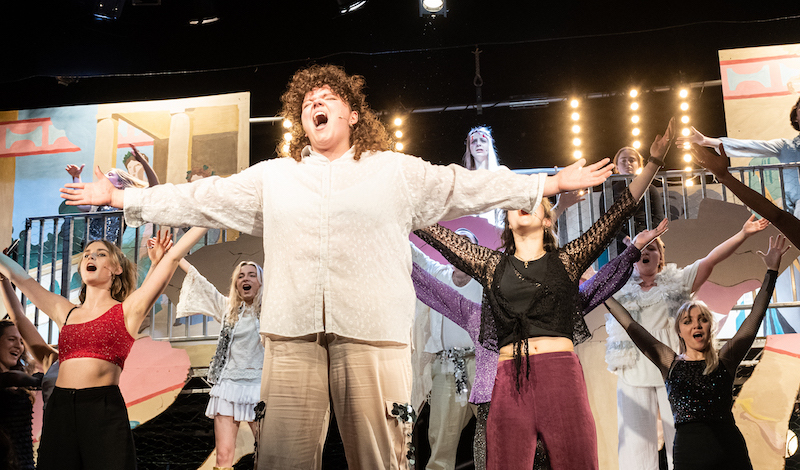 Holly Avery (Judas) and company in Superstar