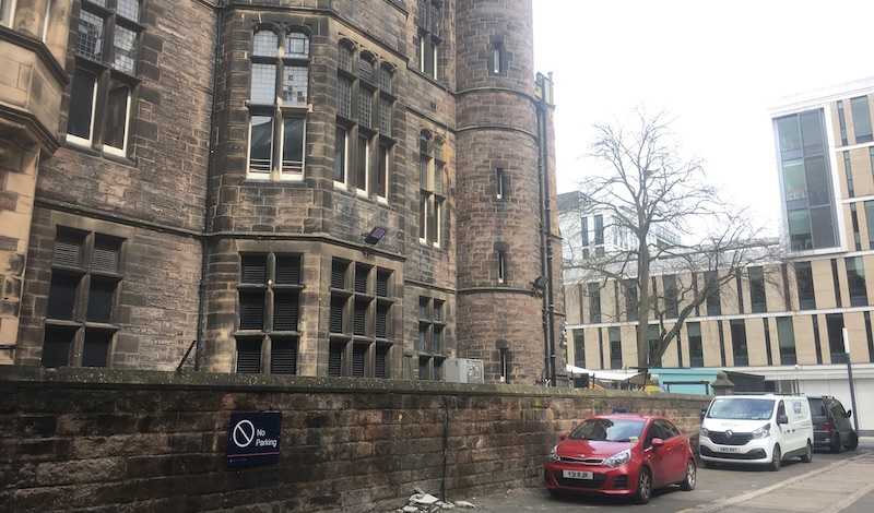 Charles Street Lane current entrance. Pic Thom Dibdin