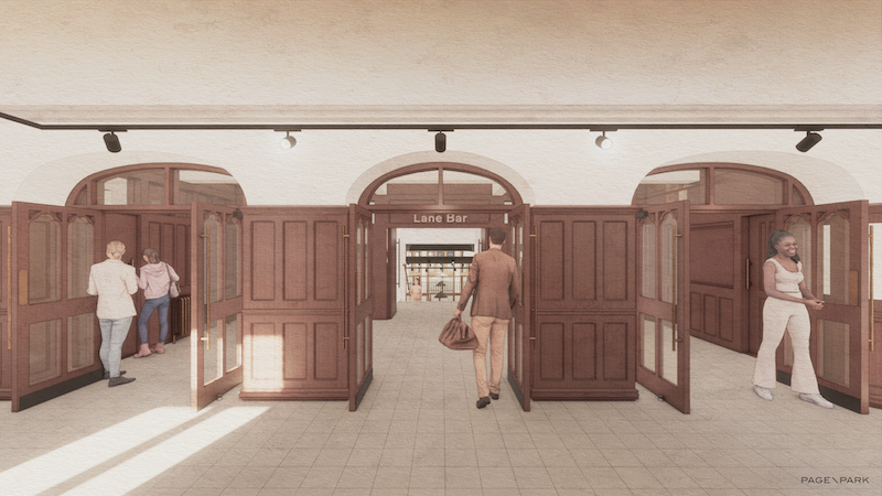 Entrance Hall. Visualisation Page Park