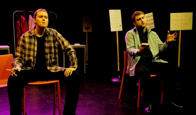 Charlotte Bella Page and Peter Morrison in Jane Norma. Pic Iain Davie