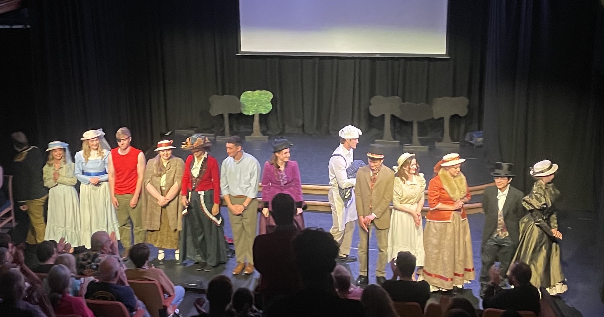 The cast of Sunday in the Park with George. Pic Eilidh McCroskie