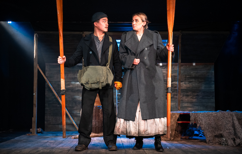Sebastian Lim-Seet and Maddie Grieve in Ship Rats. Pic Tommy Ga-Ken Wan2