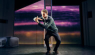 Petre Dobre Director and actor in Time to Wake Up’ one of the pieces in Solar Bear's production Wake Up.