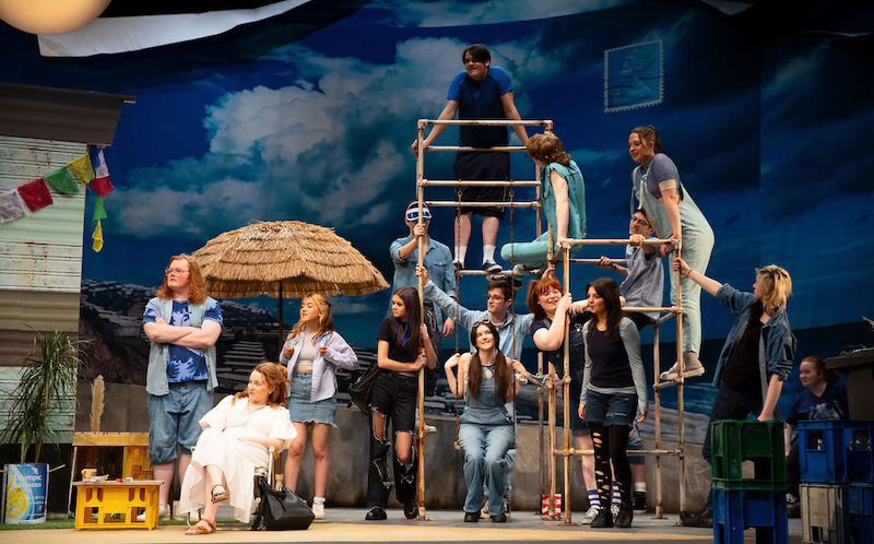 The cast of Two Sisters. Pic Jess Shurte