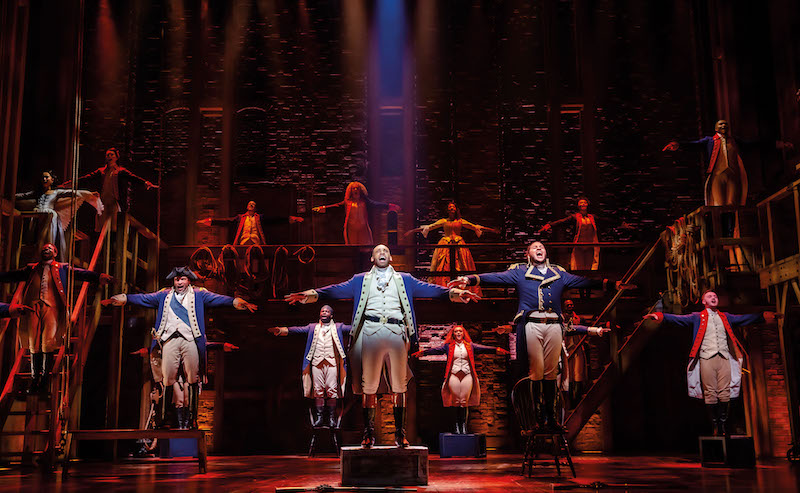 Shaq Taylor as Hamilton and Company. Photo by Danny Kaan