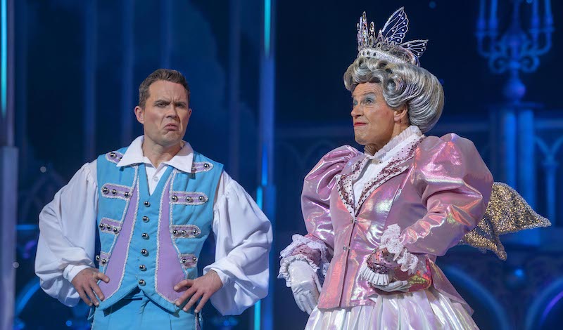 Jordan Young and Allan Stewart in Cinderella 2024 credit Douglas Robertson (19)
